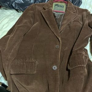 Brown blazer size large